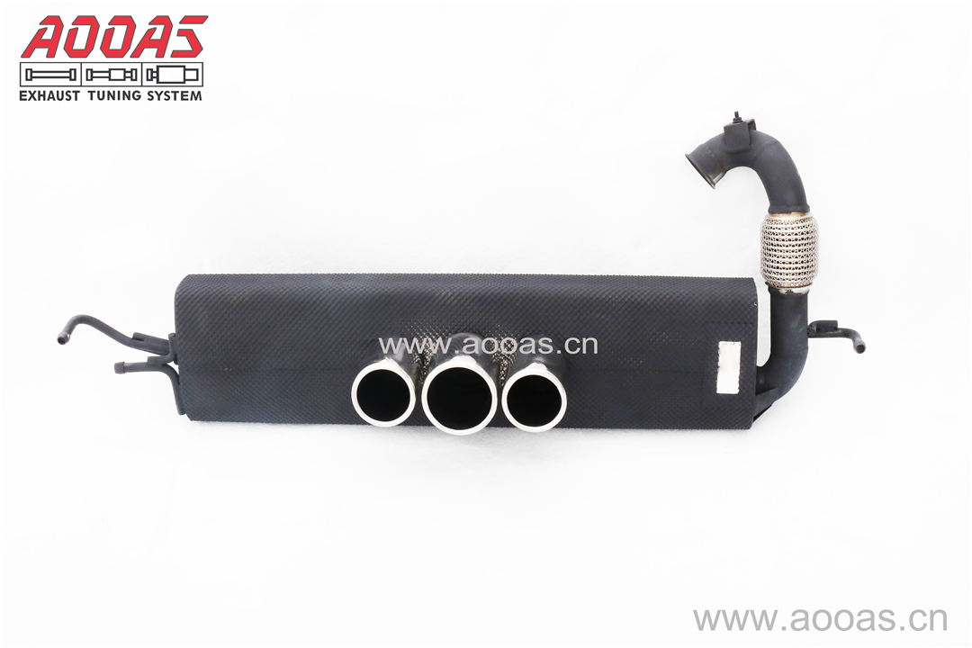 Smart W453 All SS304 / Muffler System With Heat Shield